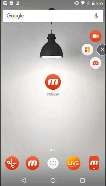 Mobizen Screen Recorder app para grabar pantalla android